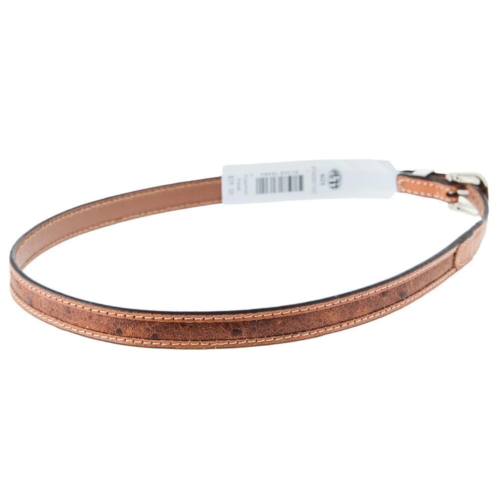 5842 Western Ostrich Hatband, Brown